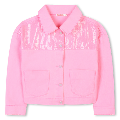 Veste en jean orn&eacute;e de sequins BILLIEBLUSH FILLE