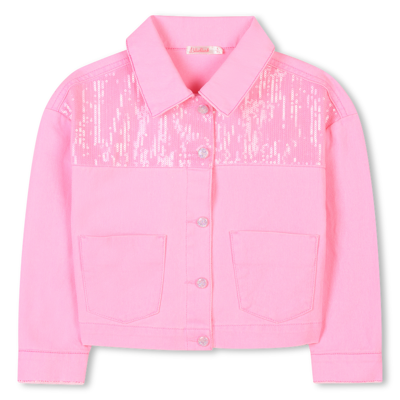 Veste en jean orn&eacute;e de sequins BILLIEBLUSH 
                        FILLE