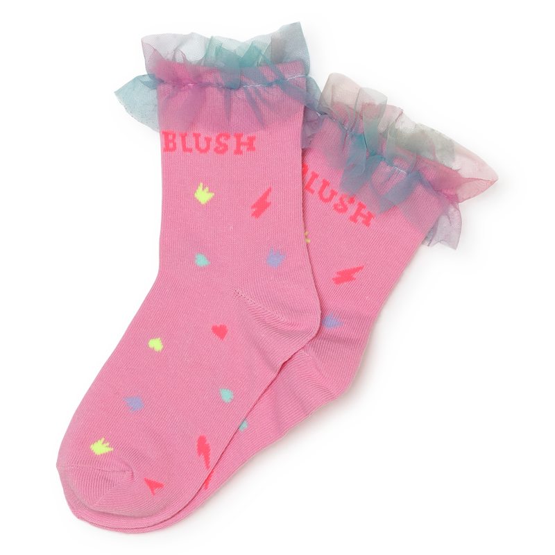 Lot de 2 chaussettes &agrave; c&ocirc;tes BILLIEBLUSH 
                        FILLE
