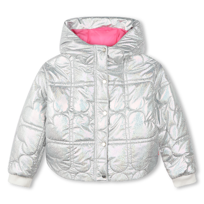 Doudoune m&eacute;tallis&eacute;e &agrave; capuche BILLIEBLUSH FILLE