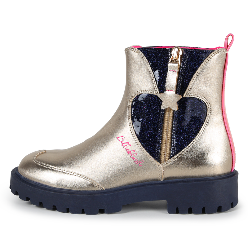 Bottines zipp&eacute;es paillet&eacute;es BILLIEBLUSH 
                        FILLE