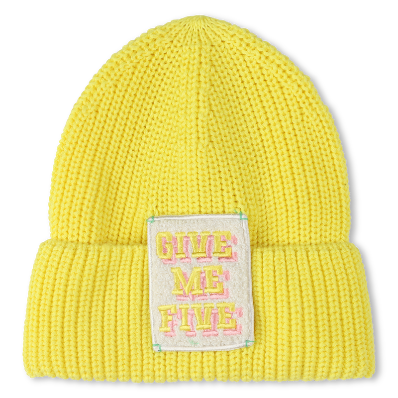 Bonnet &agrave; badge brod&eacute; BILLIEBLUSH 
                        FILLE