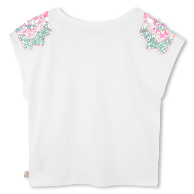 T-shirt &agrave; &eacute;paules orn&eacute;es de sequins BILLIEBLUSH 
                        FILLE