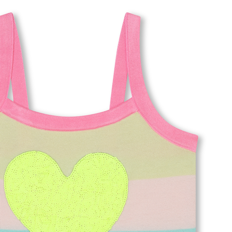 D&eacute;bardeur en tricot &agrave; rayures BILLIEBLUSH 
                        FILLE