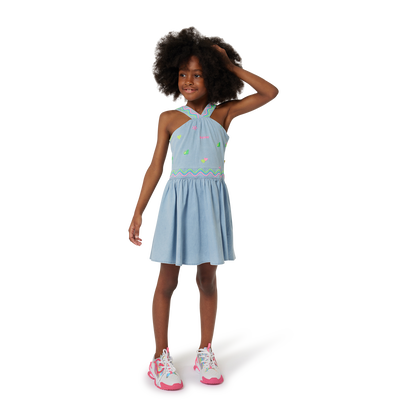 Robe en jean brod&eacute;e BILLIEBLUSH FILLE