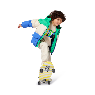 Hooded down jacket BILLIEBLUSH GARCON