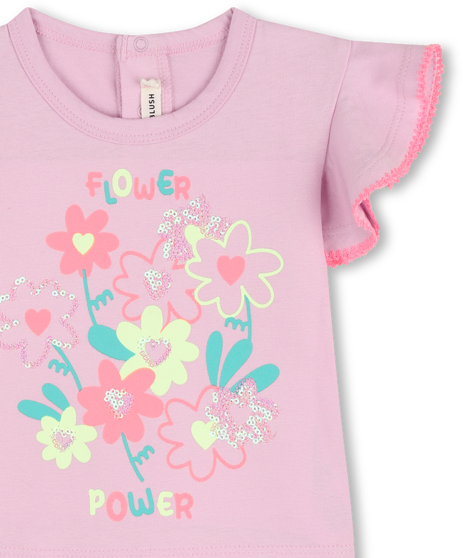 T-SHIRT MANCHES COURTES BILLIEBLUSH 
                        FILLE