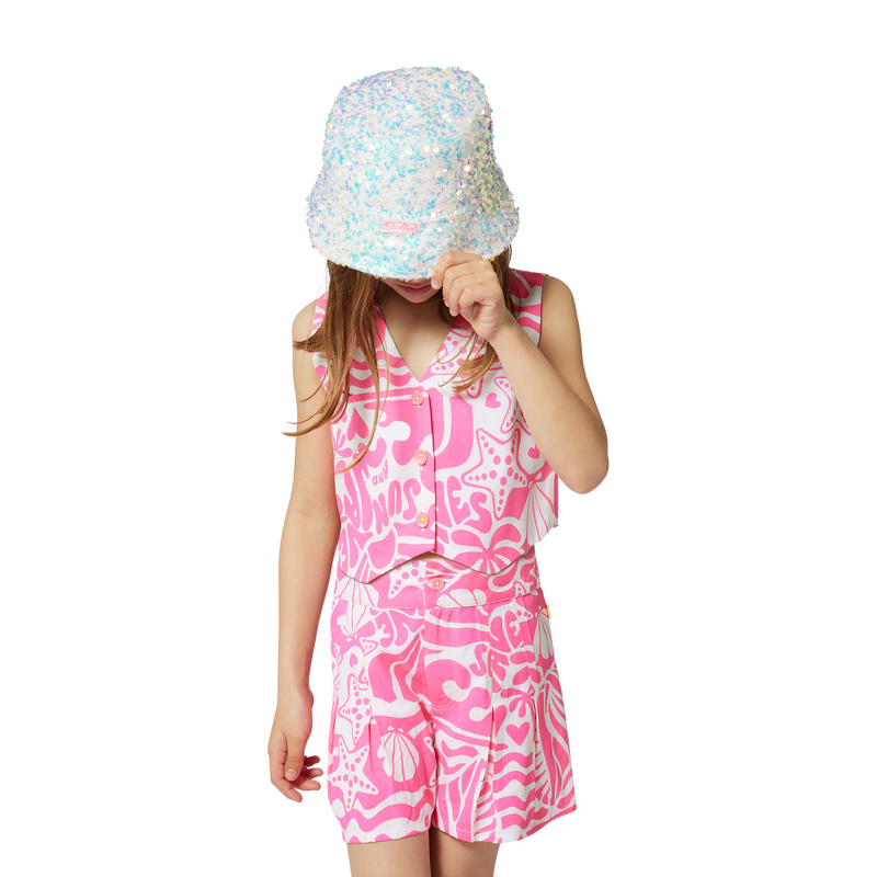 Short imprim&eacute; en viscose BILLIEBLUSH 
                        FILLE