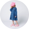 Robe en denim pour enfants fille de la marque BIllieblush